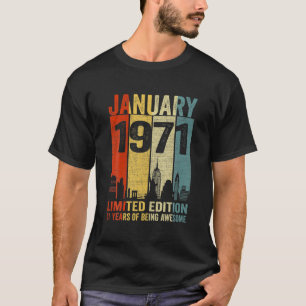 Januari 1971 beperkte Uitgave 51 jaar van zijn ont T-shirt