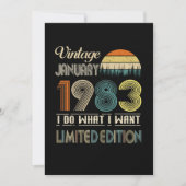januari 1983 Wat ik wil Limited Edition Save The Date (Voorkant)