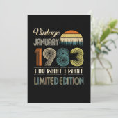  januari 1983 Wat ik wil Limited Edition Save The Date (Staand voorkant)