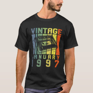 januari 1997 Retro 25 oktober 25 T-shirt