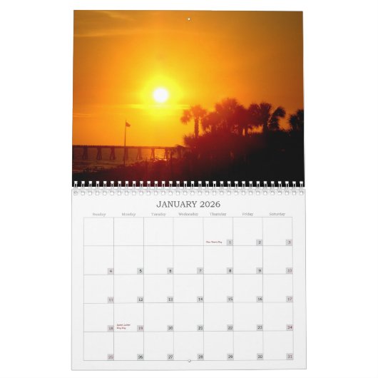 Januari 2011-december 2011 Panama City Beach Pics Kalender (Jan 2026)