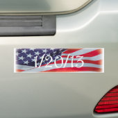 januari 2013 bumpersticker (Op auto)