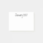 Januari 2017, Gelukkig Nieuwjaar, Post het nota's Post-it® Notes (Voorkant)