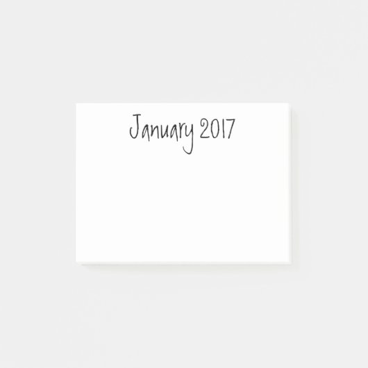 Januari 2017, Gelukkig Nieuwjaar, Post het nota's Post-it® Notes (Voorkant)