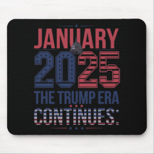Januari 2025 Het Trump-tijdperk gaat verder Muismat