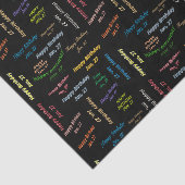 Januari, 27-jarig weefselboek tissuepapier (Detail)