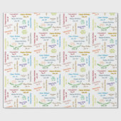 Januari, 30 Gevangendag Gift Wrapping Paper Cadeaupapier (Vlak)