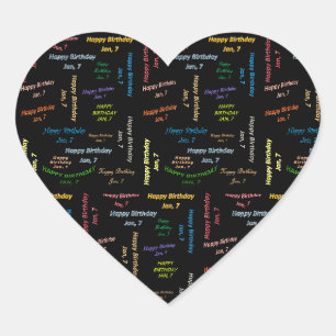 Januari, 7 Sticker