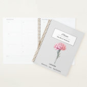 JANUARI ANJER GEBOORTEBLOEM GEPERSONALISEERD PLANNER (Display)