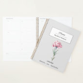 JANUARI ANJER GEBOORTEBLOEM GEPERSONALISEERD PLANNER (Display)