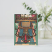 Januari - Aquarius Briefkaart (Staand voorkant)