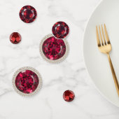 Januari Birthstone Garnett Tafel Confetti (Groep)