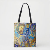 Januari Blauw door het kijkglas Tote Bag (Voorkant)