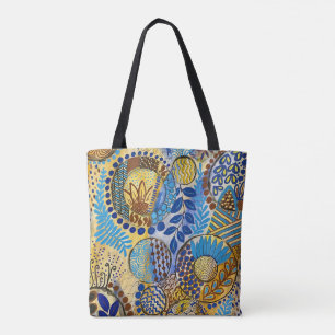 Januari Blauw door het kijkglas Tote Bag