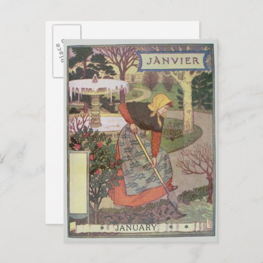 januari briefkaart (Voorkant / Achterkant)