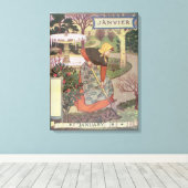 januari canvas afdruk (Insitu (Houten vloer))