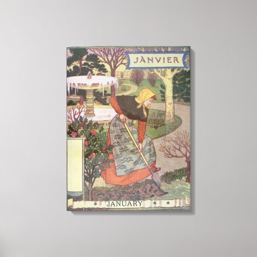 januari canvas afdruk (Voorkant)