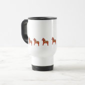 Januari Dala Horse Travel Mug Reisbeker (Voorkant links)