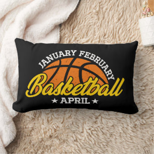 Januari Februari Basketbal April Cool Speler Kussen