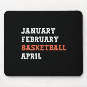 Januari Februari Basketbal April Fun Retr Muismat