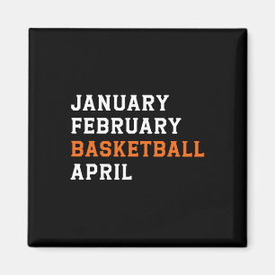 januari februari basketbal april retro zoon meisje magneet