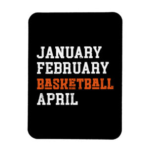 Januari Februari Basketball April Magneet
