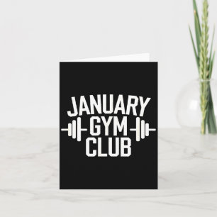 Januari Fitnessstudio Fitness Workout Illustratie Kaart