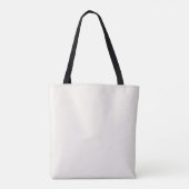 Januari Geboorte Bloem Aangepaste Naam Ivoor Tote Bag (Achterkant)