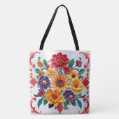 Januari Geboorte Bloem Anjer Energieën Tote Bag (Voorkant)