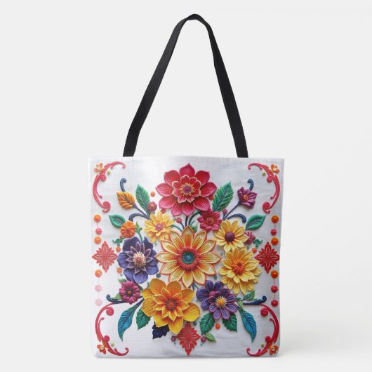 Januari Geboorte Bloem Anjer Energieën Tote Bag (Voorkant)