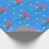 Januari Geboorte Bloem (anjer inpakpapier (Hoek)