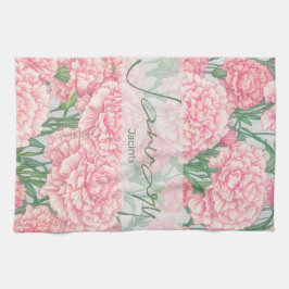 Januari Geboorte Bloem Chrysanthemum Theedoek