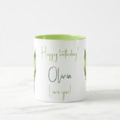 Januari geboorte bloem geschenken Witte sneeuwklok Mok (Midden)