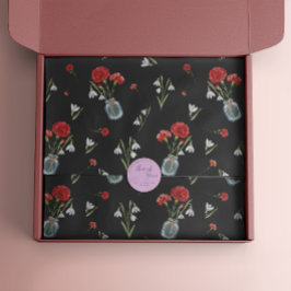 Januari Geboorte Maand Bloemanjer Sneeuwdrop Tissuepapier