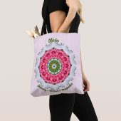 Januari Geboortemaand Bloem Persoonlijke Boodschap Tote Bag