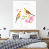 Januari Geboortemaand Bloem Verjaardagscadeau Canvas Afdruk (Insitu (Slaapkamer))