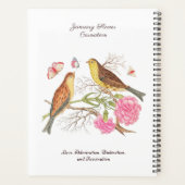 Januari Geboortemaand Bloem Verjaardagscadeau Planner (Achterkant)