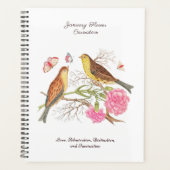 Januari Geboortemaand Bloem Verjaardagscadeau Planner (Voorkant)