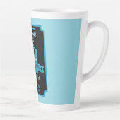 Januari gewichtsverlies gefeliciteerd latte mok (Rechts)