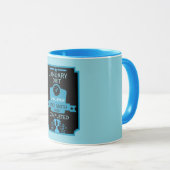 Januari gewichtsverlies gefeliciteerd mok (Voorkant rechts)