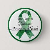 Januari Glaucoma Awareness Month Ronde Button 5,7 Cm (Voorkant)