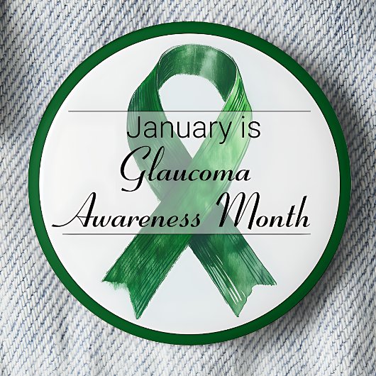 Januari Glaucoma Awareness Month Ronde Button 5,7 Cm