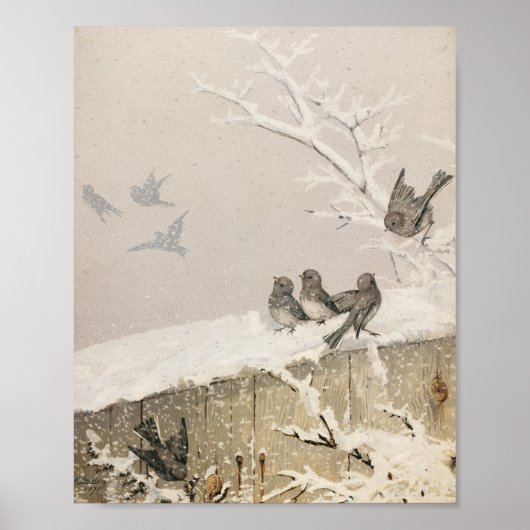 januari II | Fidelia Bridges Poster (Voorkant)