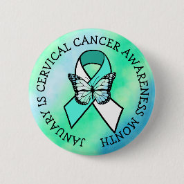 Januari is de Maandag van de Bewustmaking van de K Ronde Button 5,7 Cm