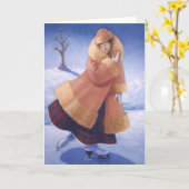 januari kaart (Gele Bloem)
