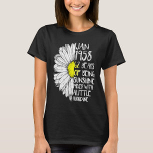 JANUARI-meisje uit 1958, 62e Zonneorchaan T-shirt