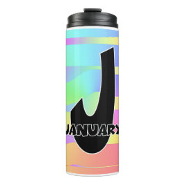 Januari Monogram Thermosbeker