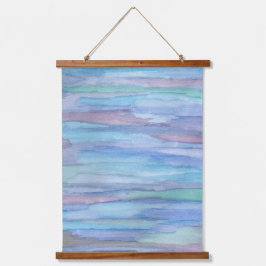 Januari Morning Blue Abstract Hangend Wandkleed