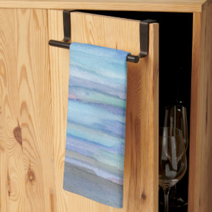 Januari Morning Blue Abstracte Kitchen Towel Theedoek