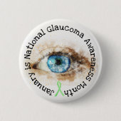 Januari Nationale Button van de maand van de Bewus (Voorkant)